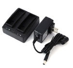 Black Dual Total Station Li Lon Battery Charger For GETAC PS236 PS336