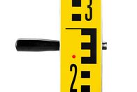 3m Barcoded Telescopic Measuring Staff With Dual Faces