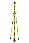 1.3Kg Telescopic Levelling Staff 78mm Survey Staff Bipods Stands Survey Measuring Stick
