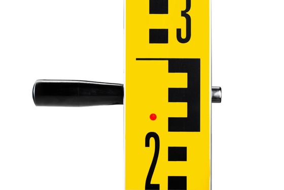 3m Barcoded Telescopic Measuring Staff With Dual Faces